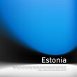 Eestonia flag background. Blurred pattern in the colors of the estonian flag, business booklet. National banner, poster of estonia. State patriotic cover, flyer. Vector tricolor design