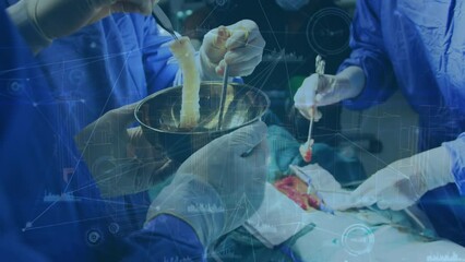 Poster - Animation of digital interface over surgeons in operating theatre