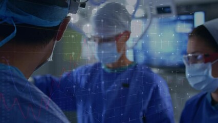 Poster - Animation of digital interface over surgeons in operating theatre