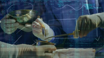 Poster - Animation of digital interface over surgeons in operating theatre
