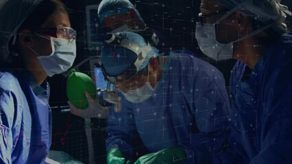Poster - Animation of digital interface over surgeons in operating theatre