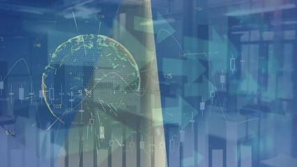 Poster - Animation of data processing over windmill