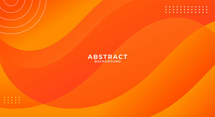 Wall Mural - orange gradient shape abstract background