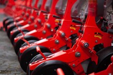 Closeup Shot Of Agricultural Machinery Details