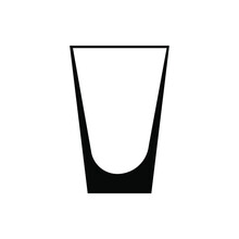 Shot Glasses Icon Vector. Drinking Illustration Sign. Bar Illustration Sign.