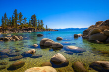 Sand Harbor Beach At Lake Tahoe, Nevada State Park