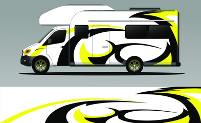 racing background vector for camper car wraps and more