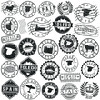 © josepperianes - Toledo Spain Set of Stamp. Vector Art Postal Passport Travel Design. Travel and Business Seals.