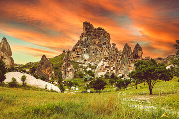 Wall Mural - Uchisar Castle in Cappadocia