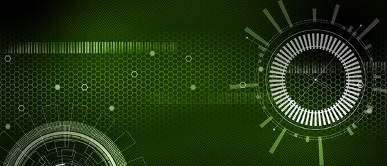 Abstract digital technology futuristic cyber internet connection background