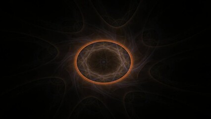 Poster - Monochrome abstract mandala sacred geometry, seed flower of life lotus isolated.