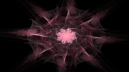 Wall Mural - abstract background with animated shapes and circles