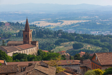 Wall Mural - Italian Buildings and Streets in the Perugia, Umbria Region Perugia, Italy