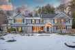 © Allan Wolf/Wirestock Creators - Beautiful modern house surrounded by nature in winter