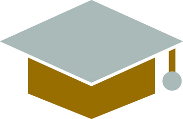 Vector Design Mortarboard Icon Style