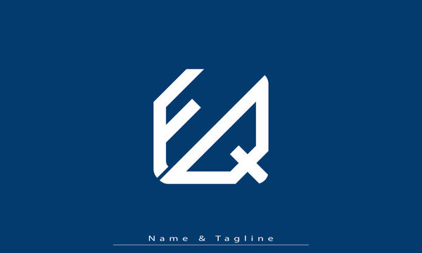 Alphabet letters Initials Monogram logo FQ , QF