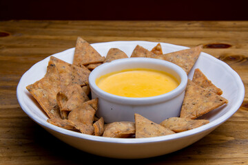 Wall Mural - nachos con cheddar