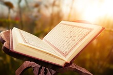 Quran - Holy Book Of Muslims Religion, Prayers For God, Friday Month Of Ramadan Religion Islamic