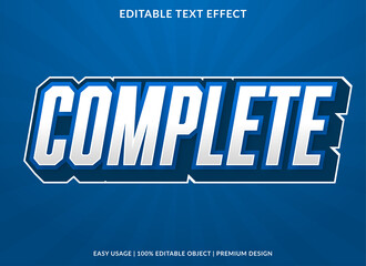 Poster - complete editable text effect template with abstract style use for business logo and brand