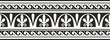 Vector monochrome classic seamless european national ornament. Ethnic pattern of the Romanesque peoples. Border, frame of ancient greece, roman empire