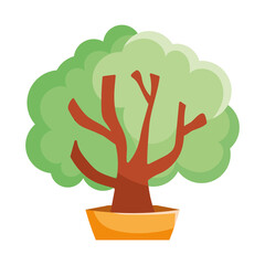 Sticker - bonsai tree design