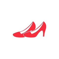 Wall Mural - High heels icon logo design