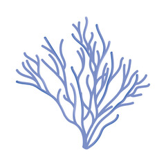Canvas Print - purple branch icon