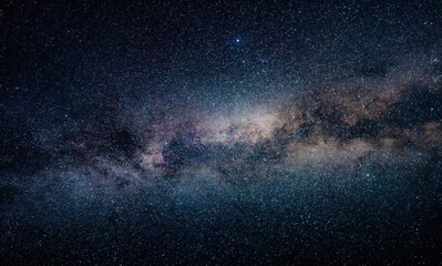 Wall Mural - milky way in the night sky