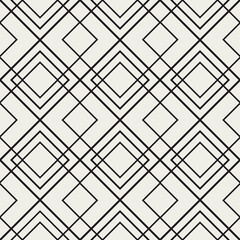 Poster - fancy seamless pattern. repeated diamond background. modern art deco texture. repeating gatsby pater