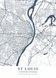 St Louis - United States Ash Plane Map