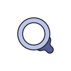 Poster - Searching icon. High quality coloured vector illustration..