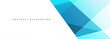© Biod - White modern abstract wide banner with blue geometric shapes. Blue and white abstract background. Vector illustration