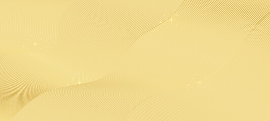 Premium background design with diagonal line pattern in gold colour. Vector horizontal gold template for business banner, formal invitation, luxury voucher, prestigious gift certificate