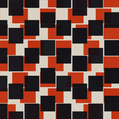 Aufkleber - Minimal Art Graphic Pattern Design Aesthetics Made With Abstract Vector Geometric Shapes