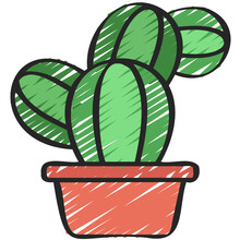 Bunny Ear Cactus Icon