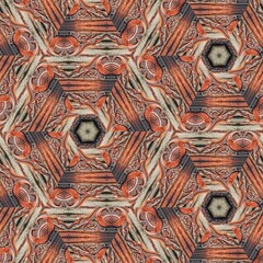 Turkish fashion for floor tiles and carpet. Repeated pattern design for Moroccan textile print. Traditional mystic background design. Arabesque ethnic texture. Geometric stripe ornament cover photo