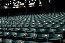 empty baseball stadium bleacher seating 2