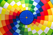 Interior Of An Inflated Hot Air Balloon Before Take Off 1