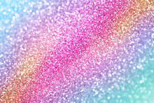 Rainbow Glitter Sparkle Birthday Mermaid Unicorn Pony Background Celebrate Party Sequin Invite