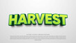 © Mugi_Mulya - Harvest 3d editable text effect