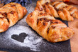 Maple and pecan plait Danish pastry