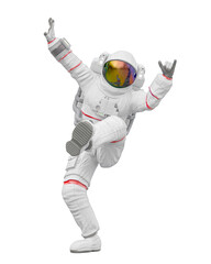 Wall Mural - astronaut is dancing with style