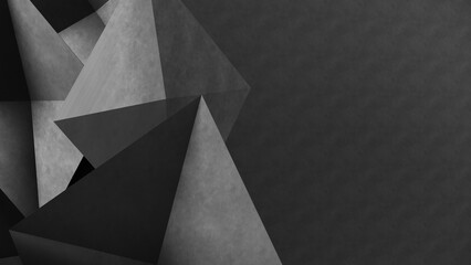 Wall Mural - gray geometric background. concrete background. 3d rendering