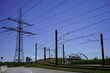 S-Bahn Bahn Strom Strommasten Energie elektrisch