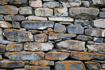 Wall Mural - Antique natural stonewall texture background