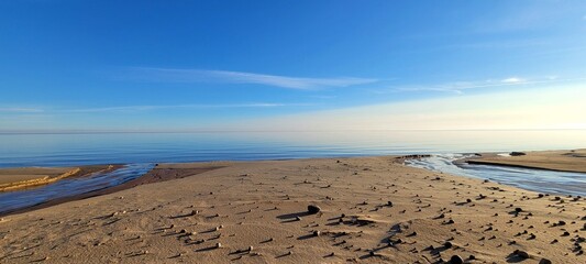 beach at sunset