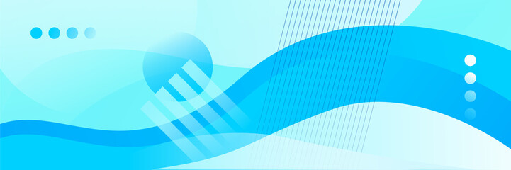 Blue abstract background. Vector abstract graphic design banner pattern background template.