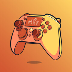 Sticker - stick controller art illustration