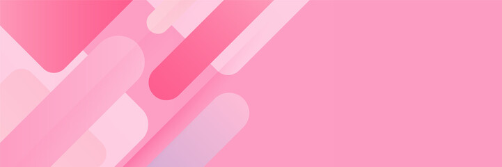 Pink abstract banner background. Vector abstract graphic design banner pattern background template.