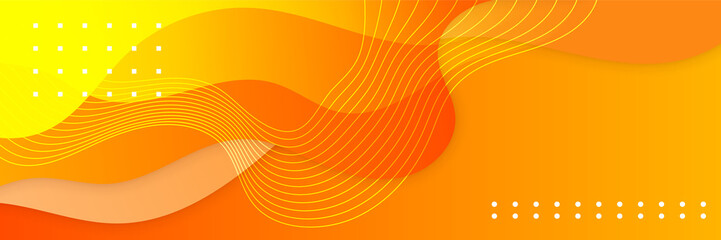 orange abstract banner background. abstract modern orange yellow white banner background gradient co